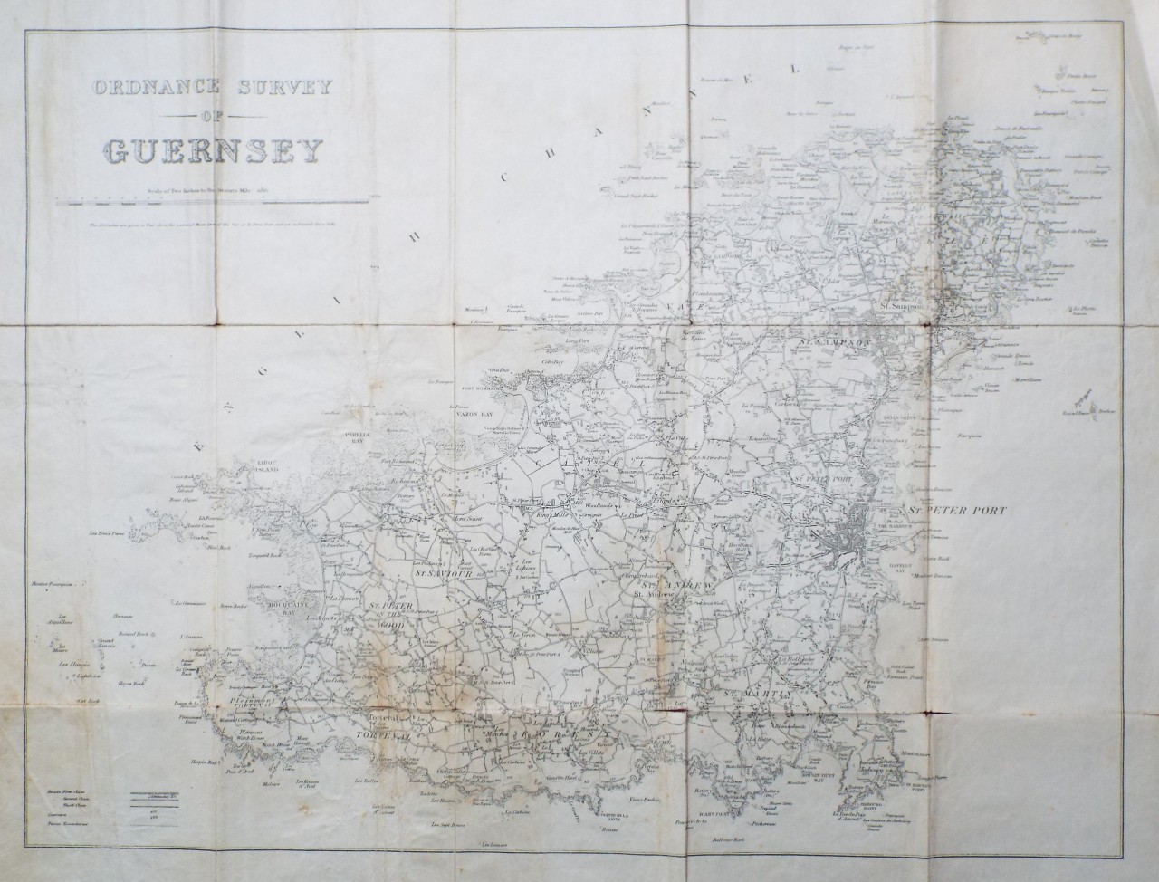 Map of Channel Islands