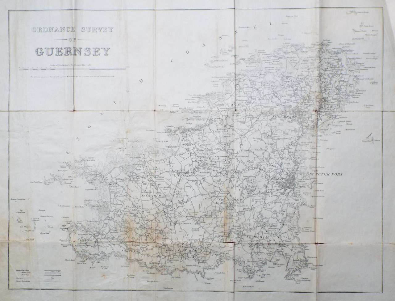 Map of Channel Islands