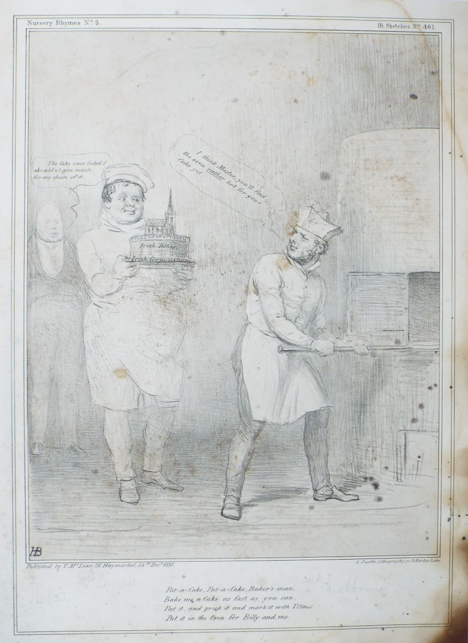 Lithograph - 461: Pat-a-cake, Pat-a-cake, Baker's man ...