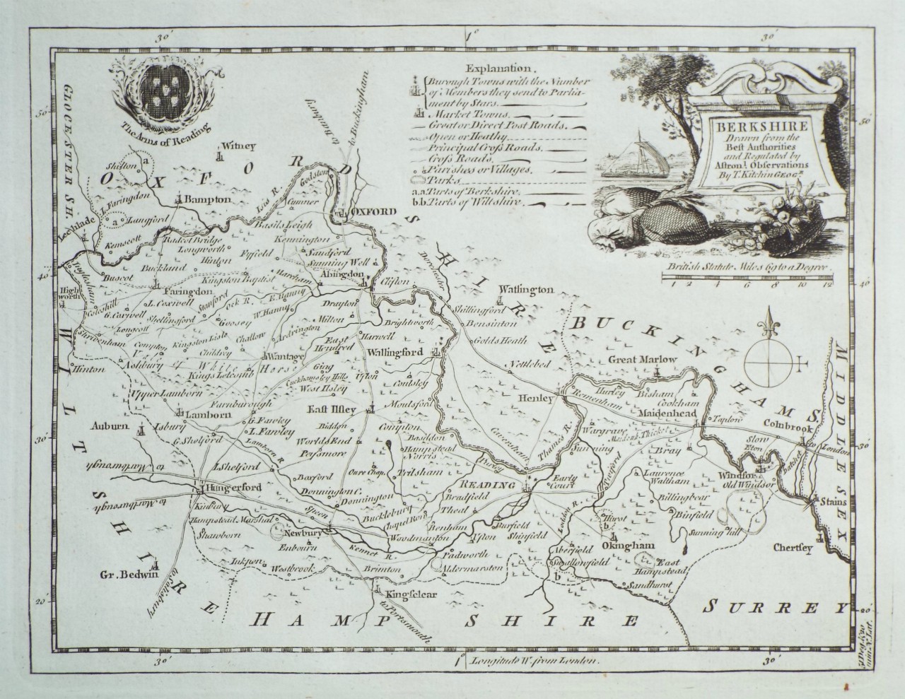 Map of Berkshire