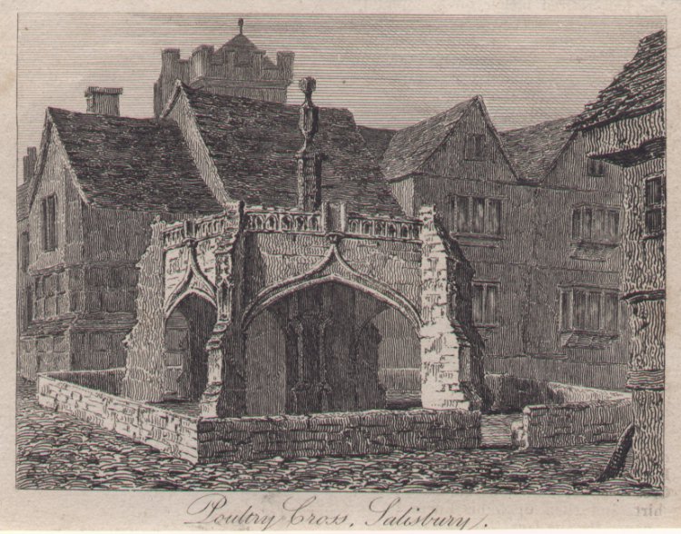 Print - Poultry Cross, Salisbury