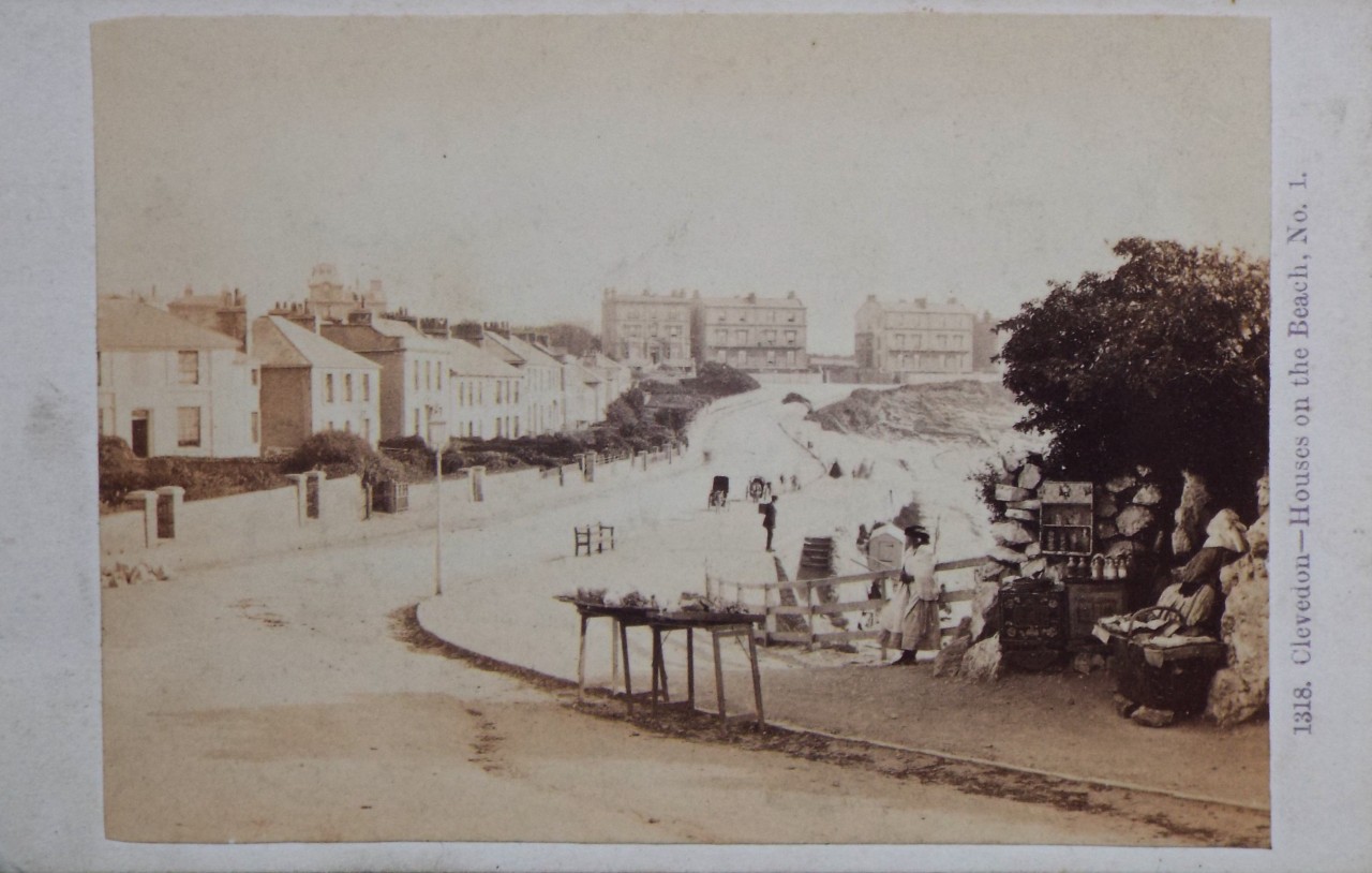 Photograph - Clevedon - Houses on the Beach No.1.