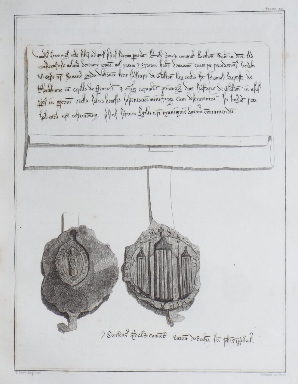 Print - (Charter with Seal) - Hobson