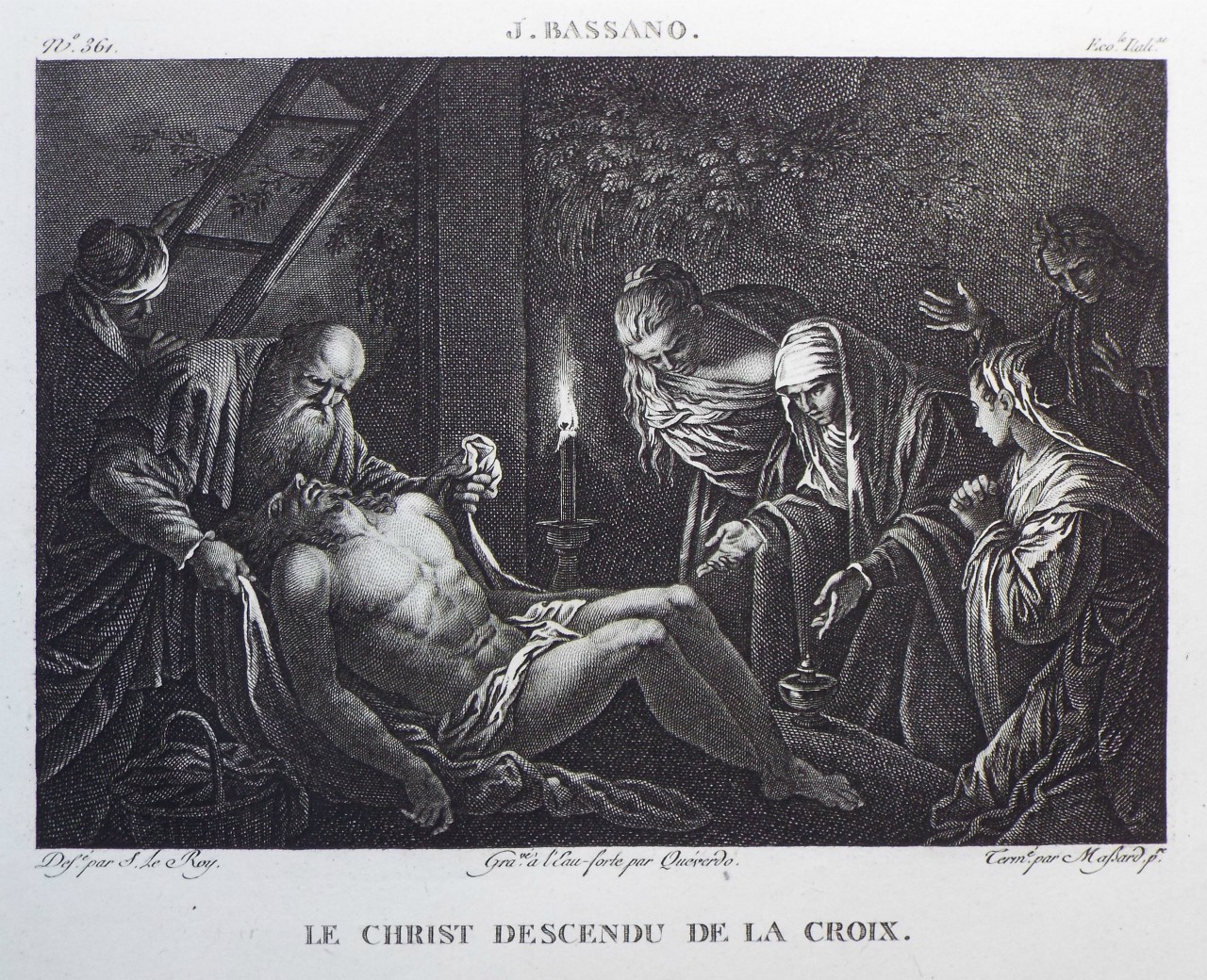 Print - Le Christ Descendu de la Crox.