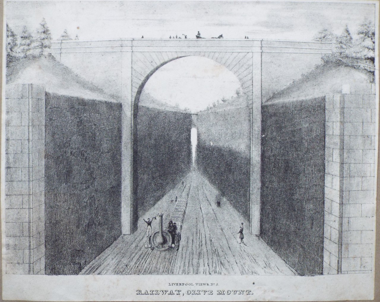 Lithograph - Railway, Olive Mount.