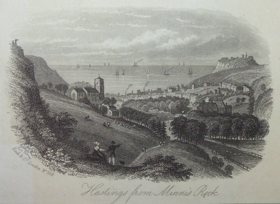 Steel Vignette - Hastings from Minnis Rock - Rock