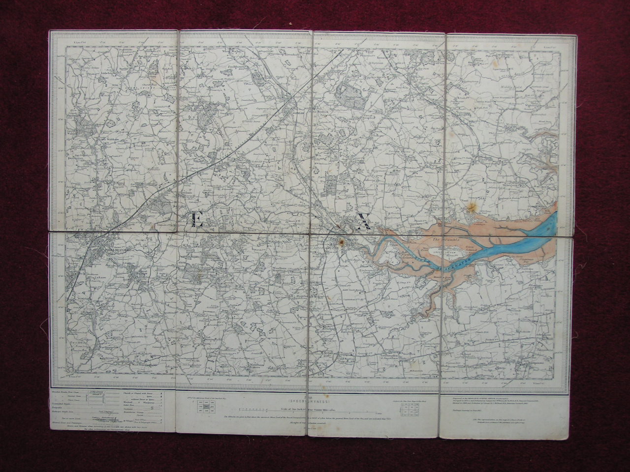 Map of Shoeburyness