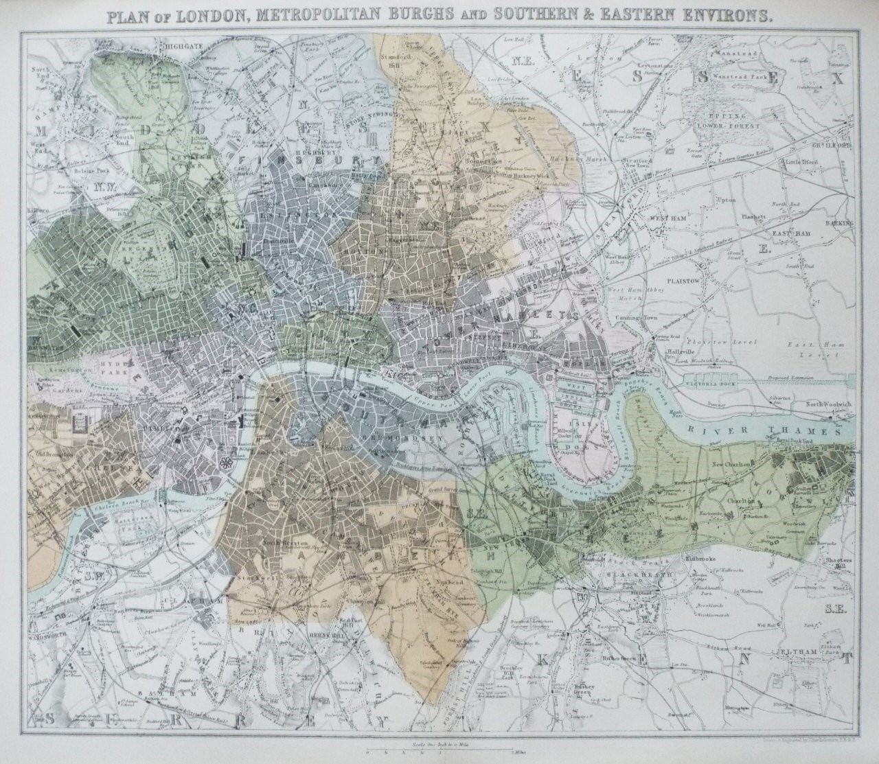 Map of London - London