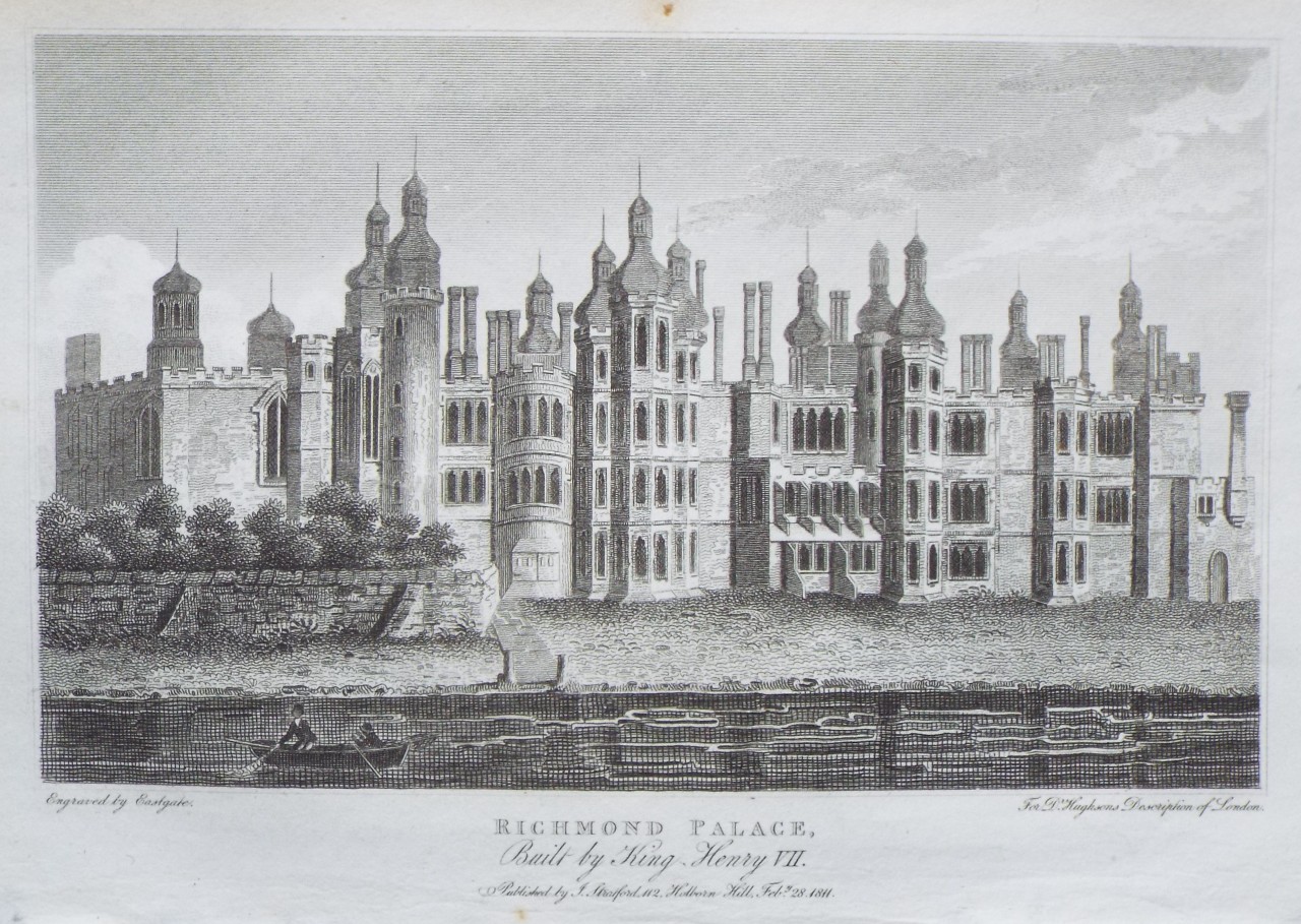 Print - Richmond Palace, Built by King Henry VII. - 