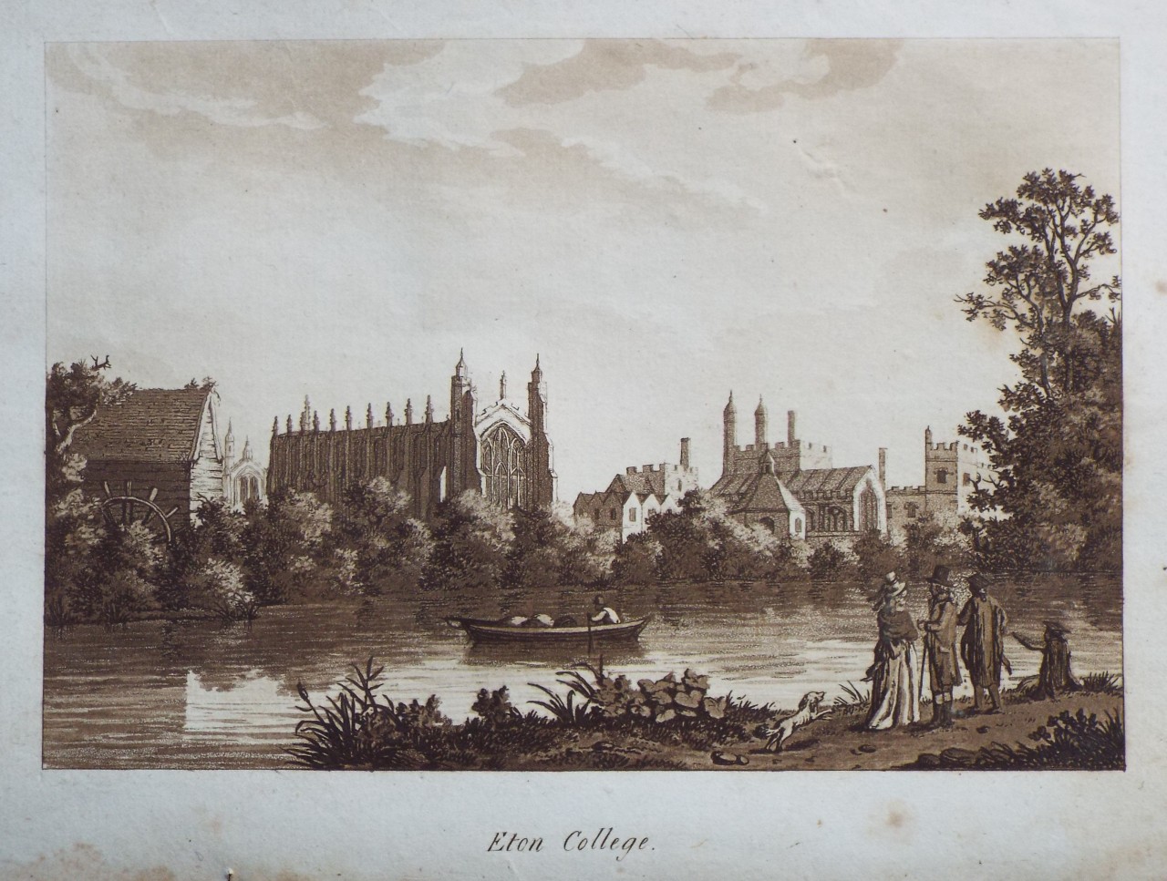 Aquatint - Eton College. - Ireland