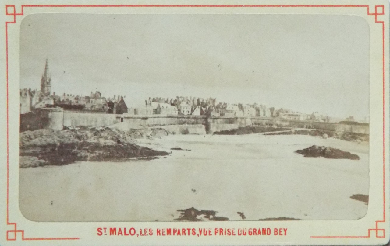 Photograph - St. Malo, Les Ramparts, Vue Pris du Grand Bey
