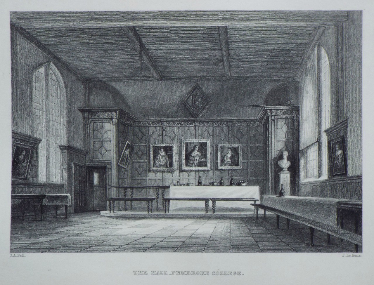 Print - The Hall - Pembroke College.