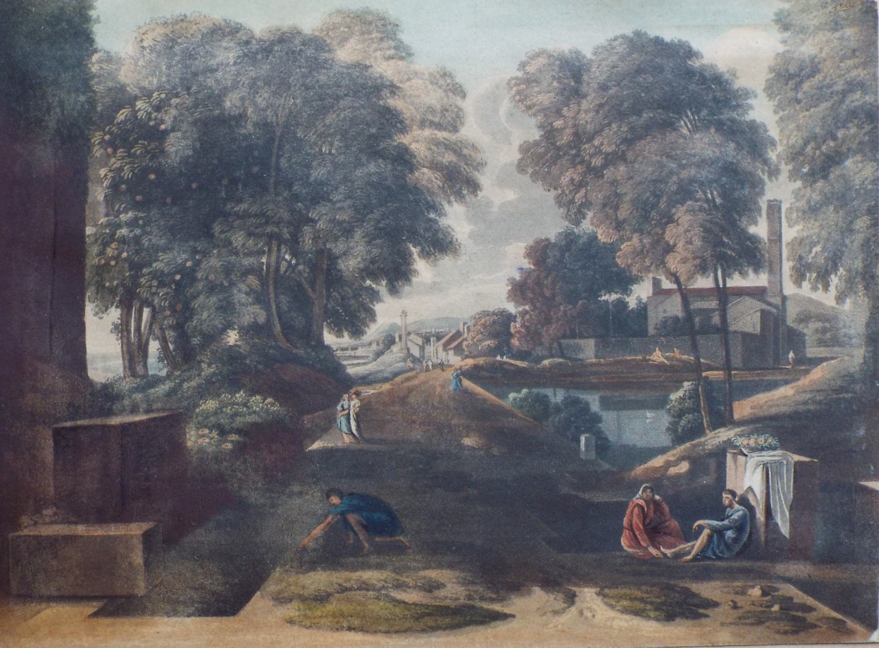 Aquatint - 7 Poussin - Cockburn