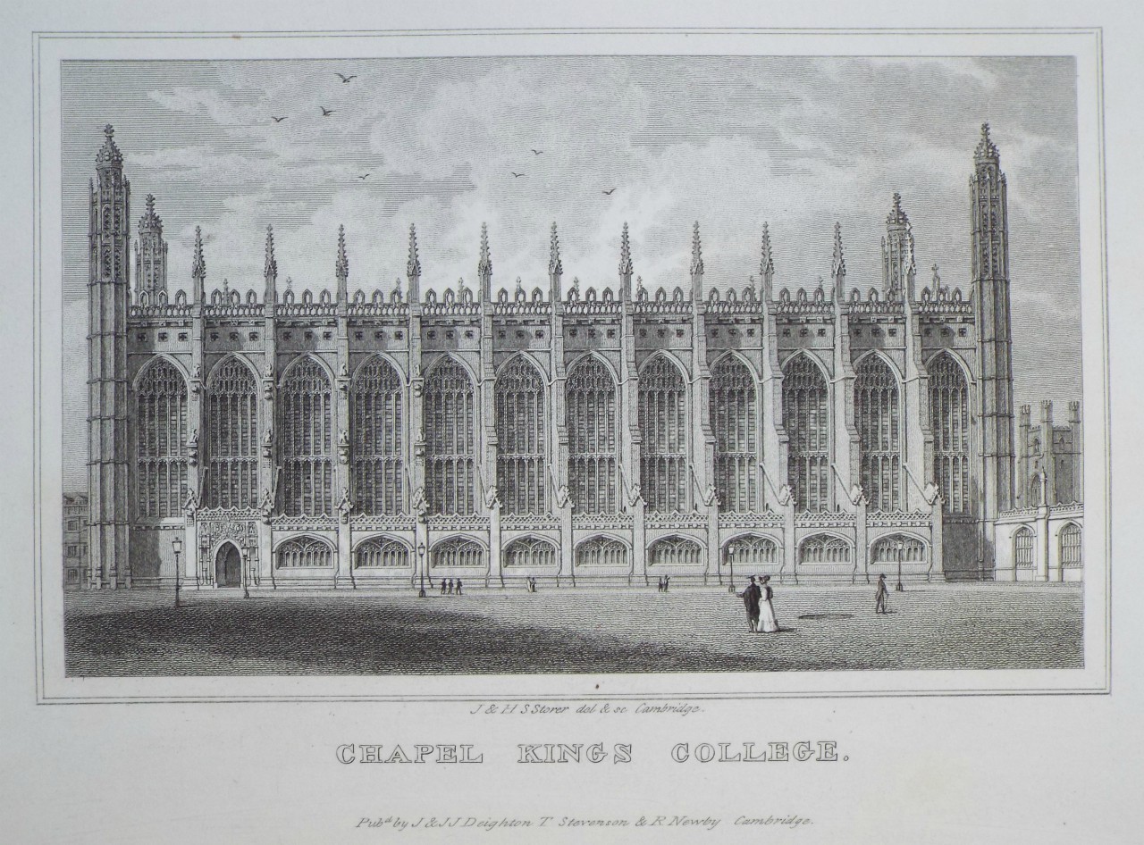 Print - Chapel Kings College. - Storer