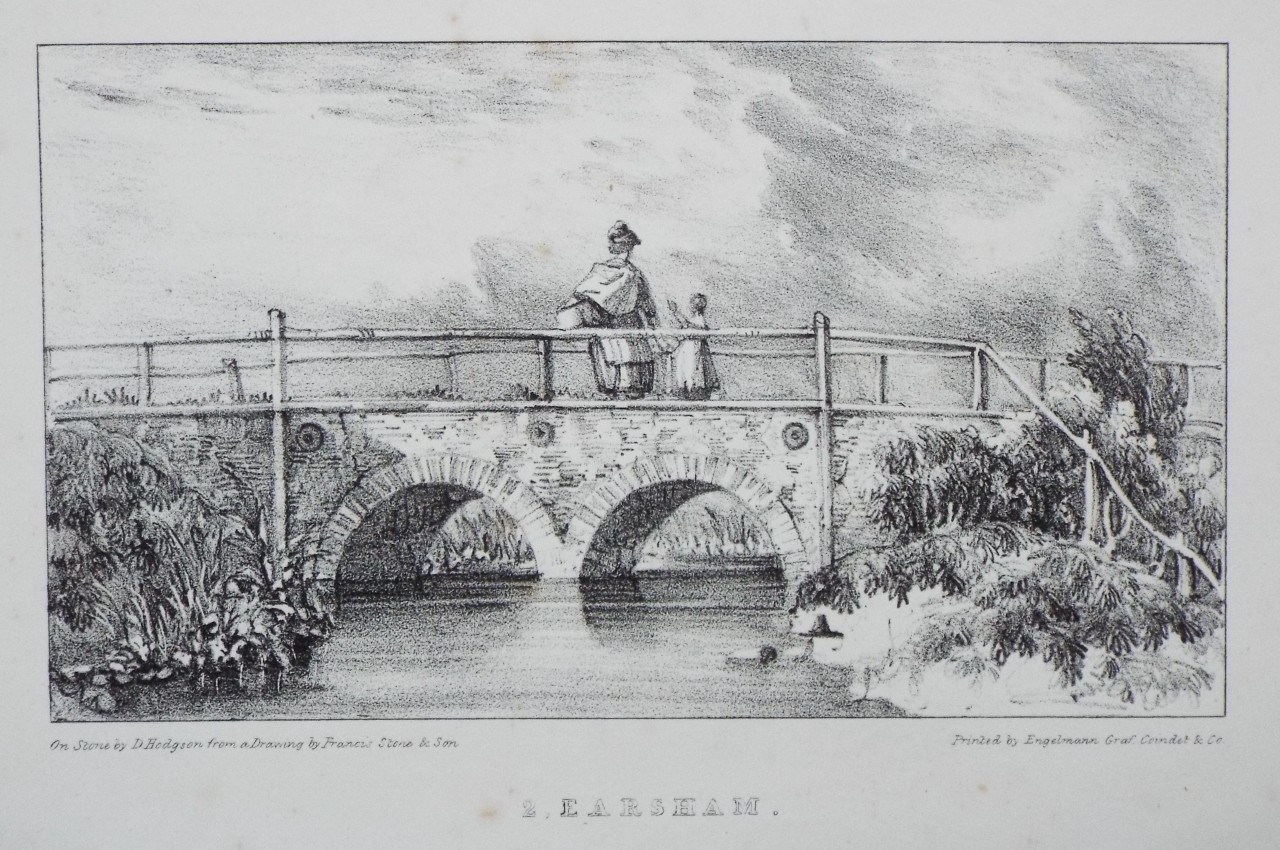 Lithograph - 2. Earsham. - Hodgson