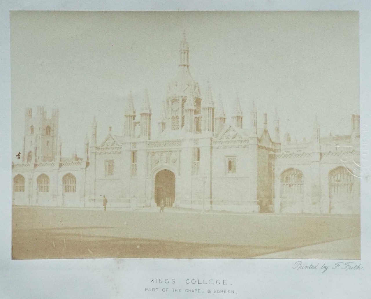Photograph - King's College - Part of the Chapel & Screen.