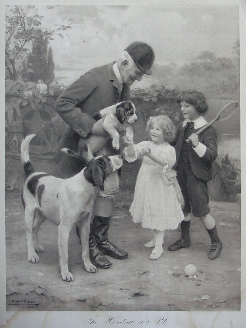 Photo-lithograph - The Huntsman's Pet