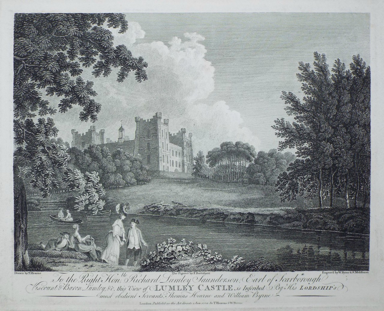 Print - Lumley Castle - Byrne