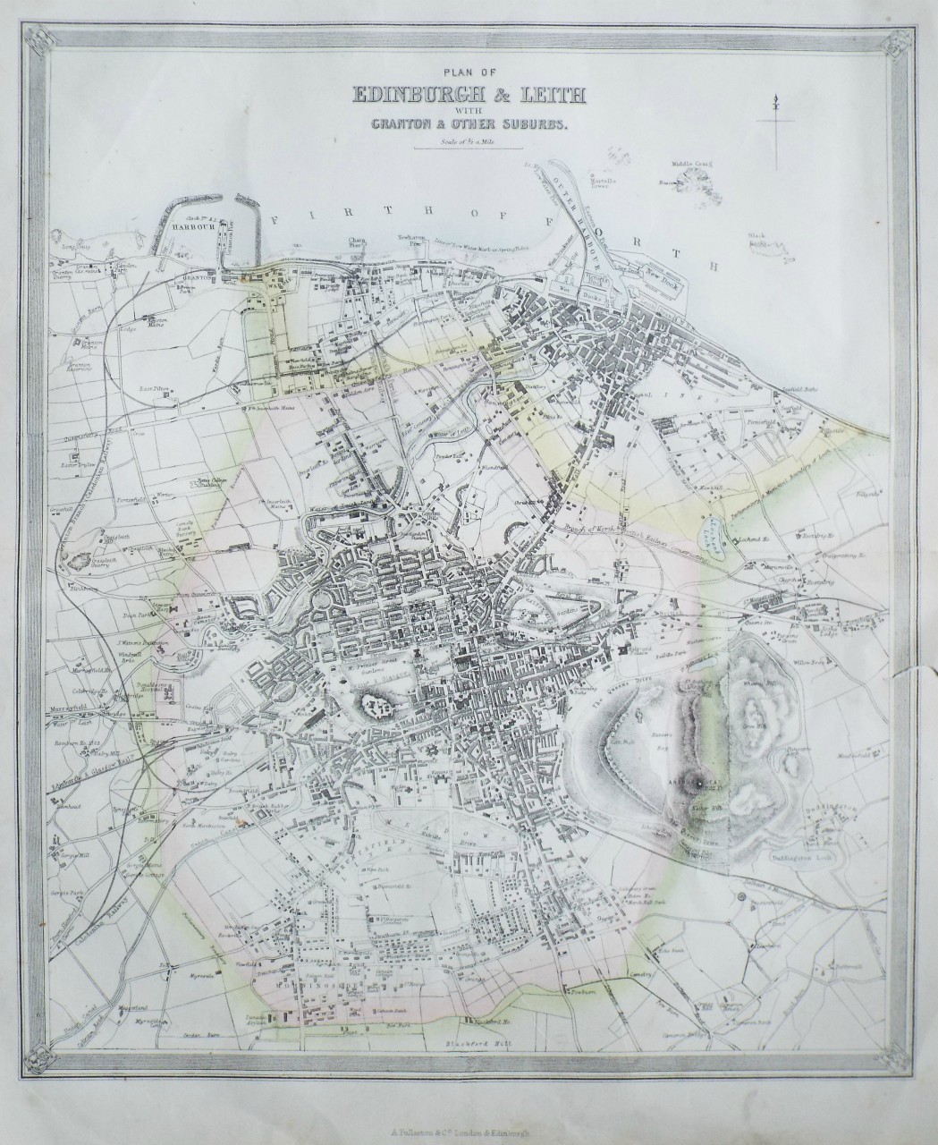 Map of Edinburgh - Edinburgh