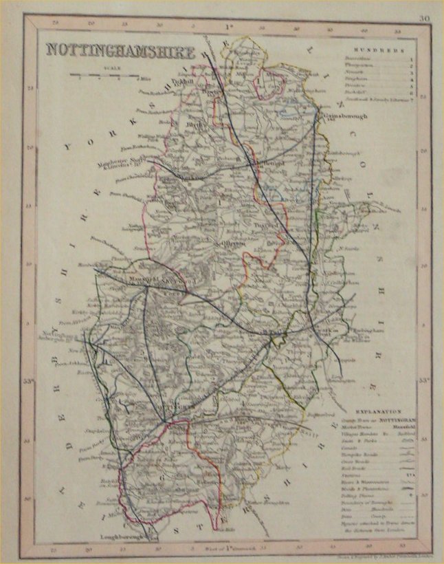 Map of Nottinghamshire - Archer