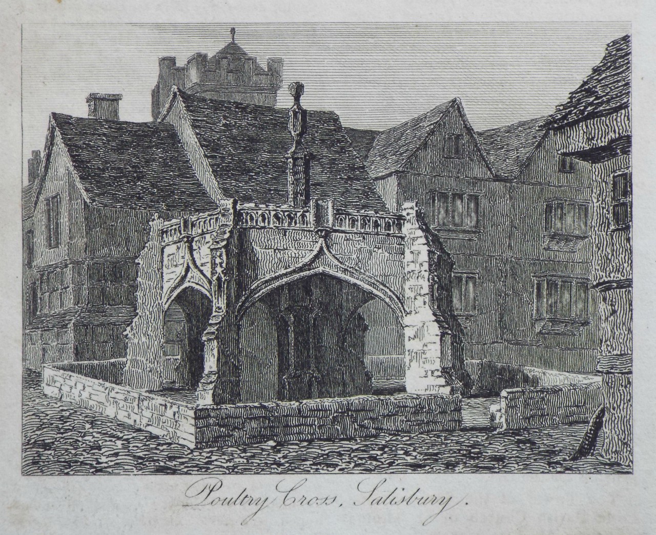 Print - Poultry Cross, Salisbury.