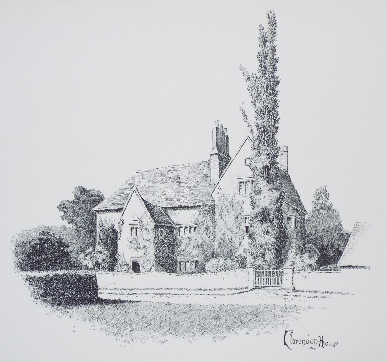 Lithograph - Clarendon House