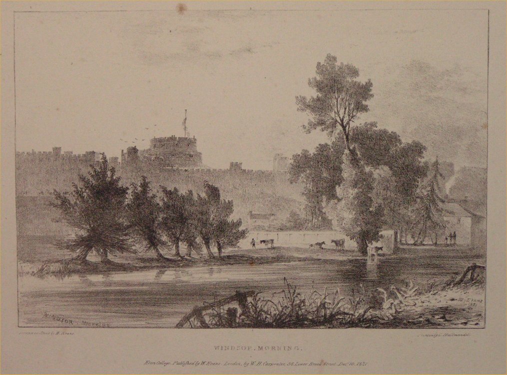 Lithograph - Windsor, Morning - Evans