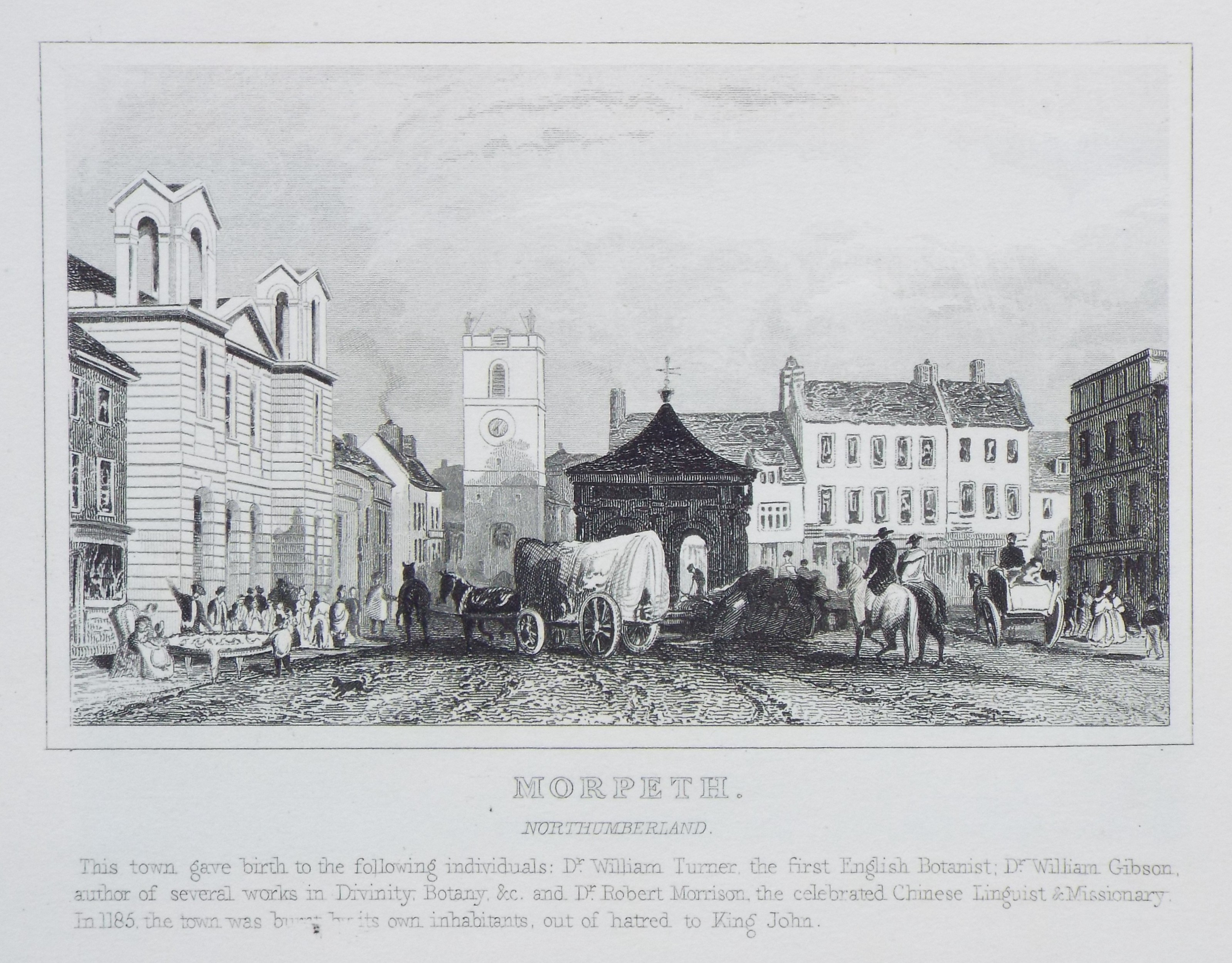 Print - Morpeth. Northumberland.
