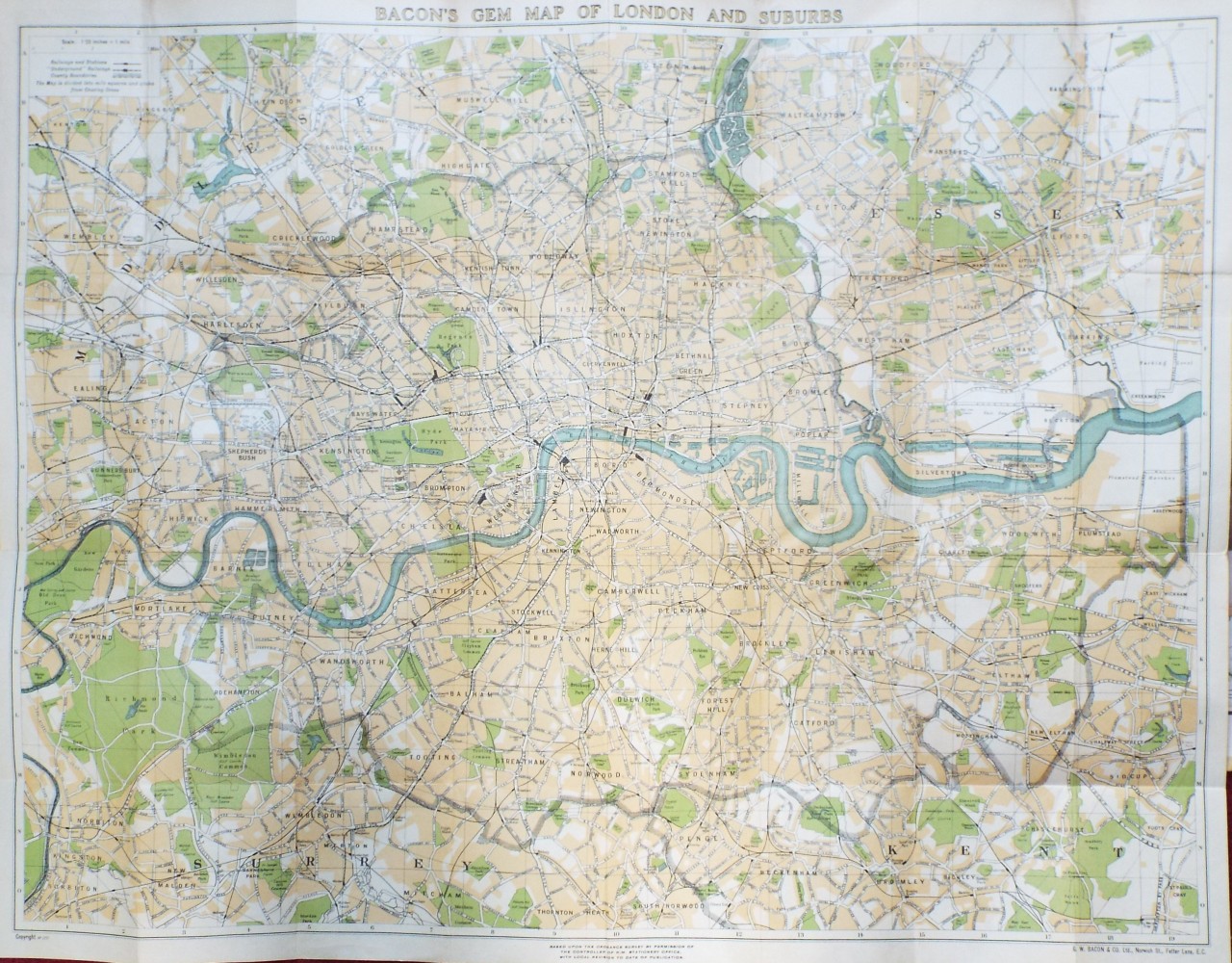 Map of London - London