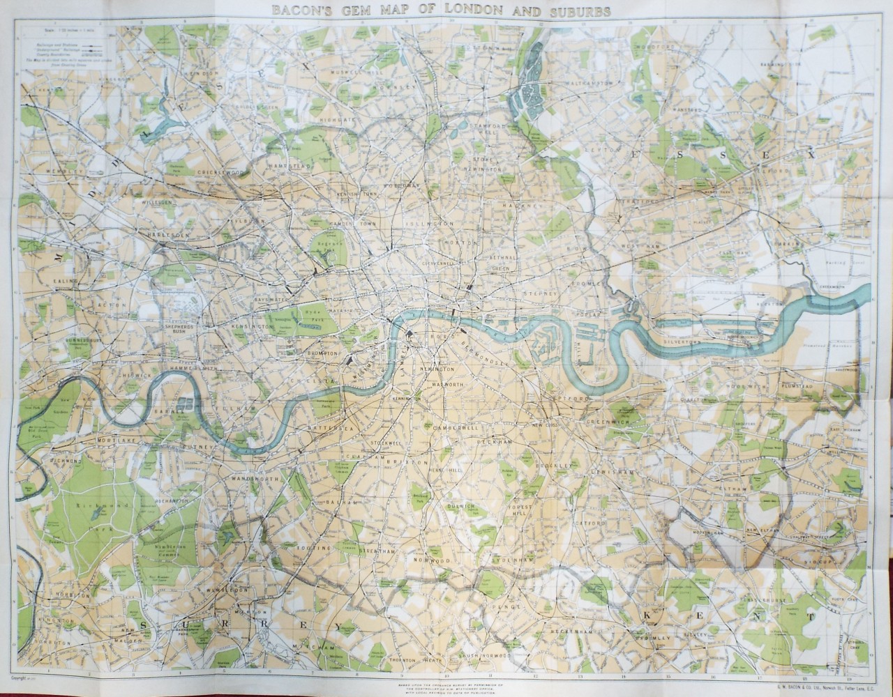 Map of London - London