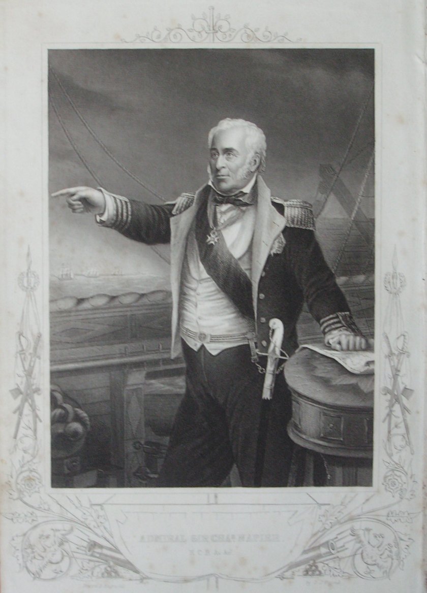 Print - Admiral Sir Chas. Napier K C B &c &c - Pound