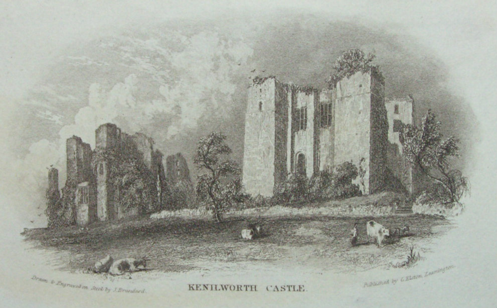 Steel Vignette - Kenilworth Castle. - Brandard