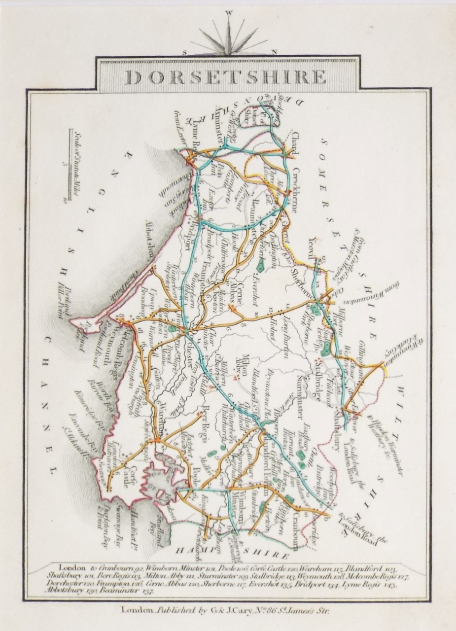 Map of Dorset