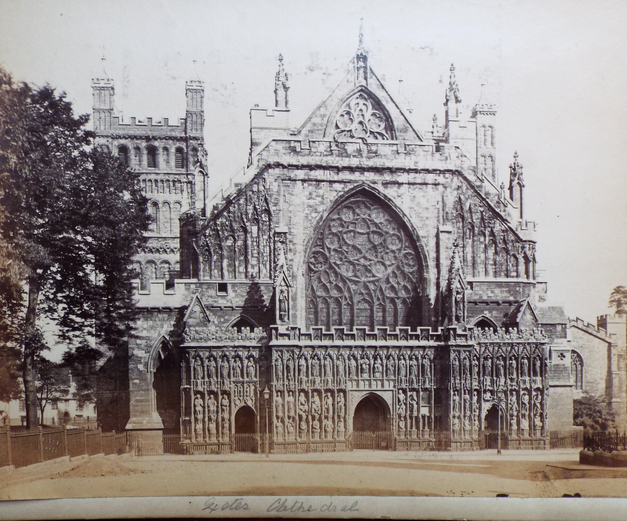 Photograph - Exeter Cathedral West Front