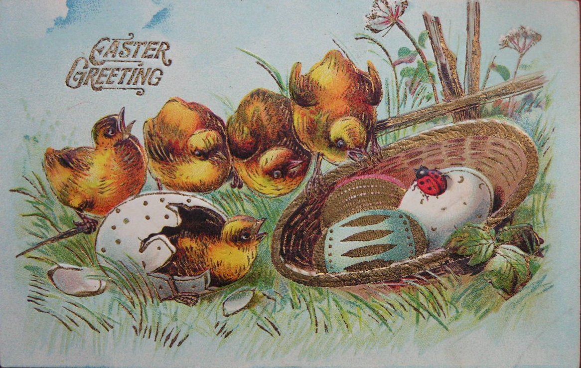 Chromolithograph - (Easter Card)