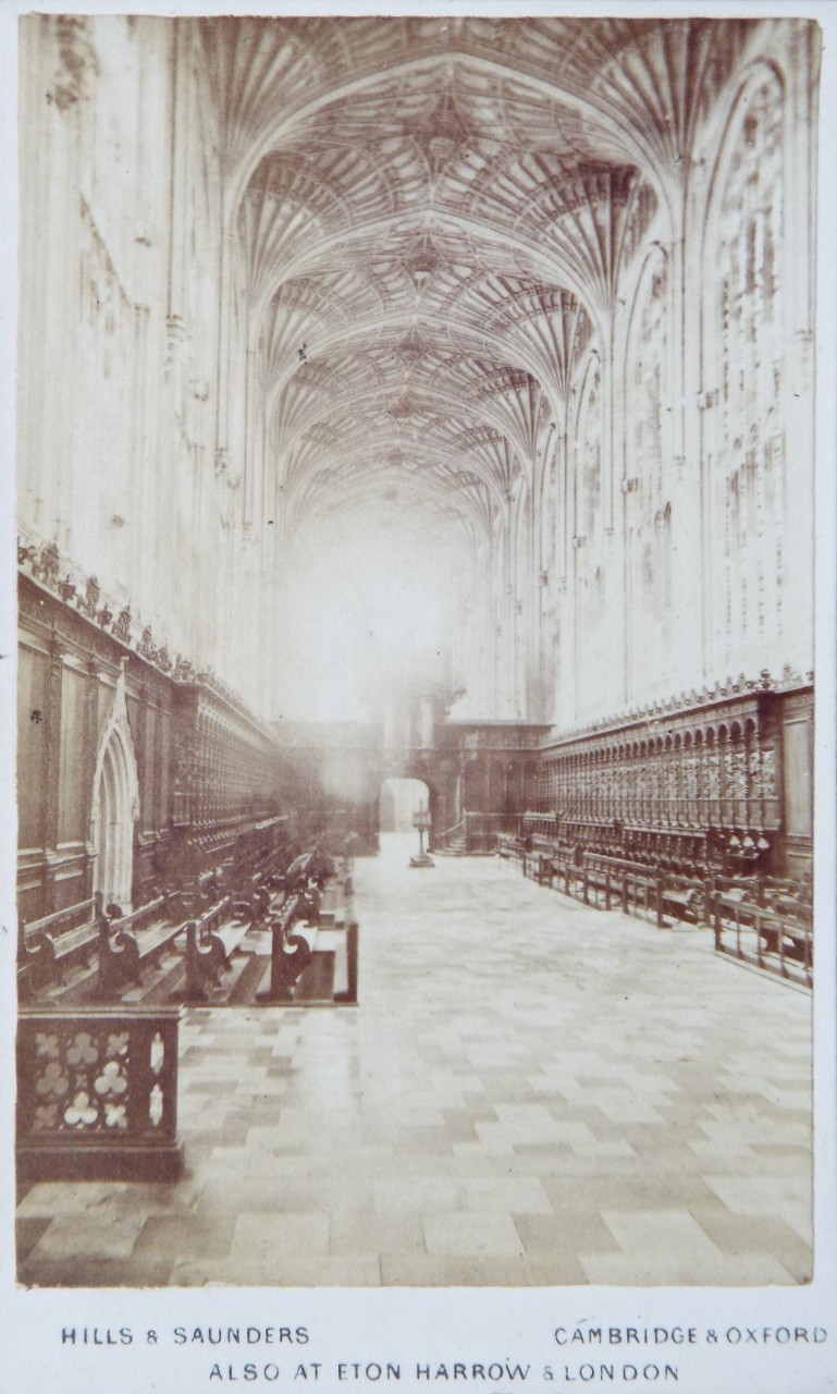 Photograph - King's College Chapel Interior