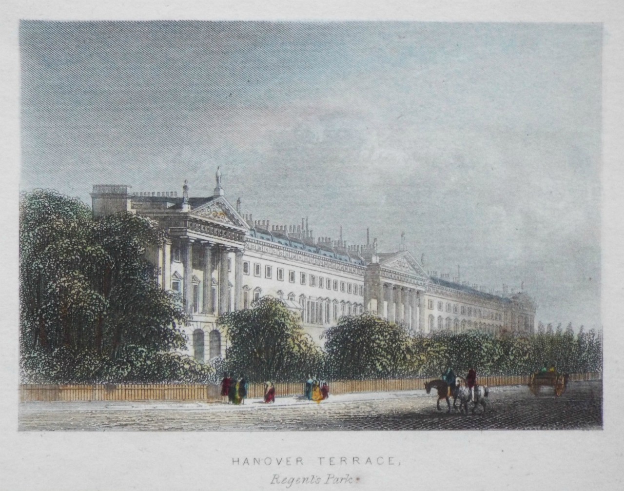 Print - Hanover Terrace, Regents Park.