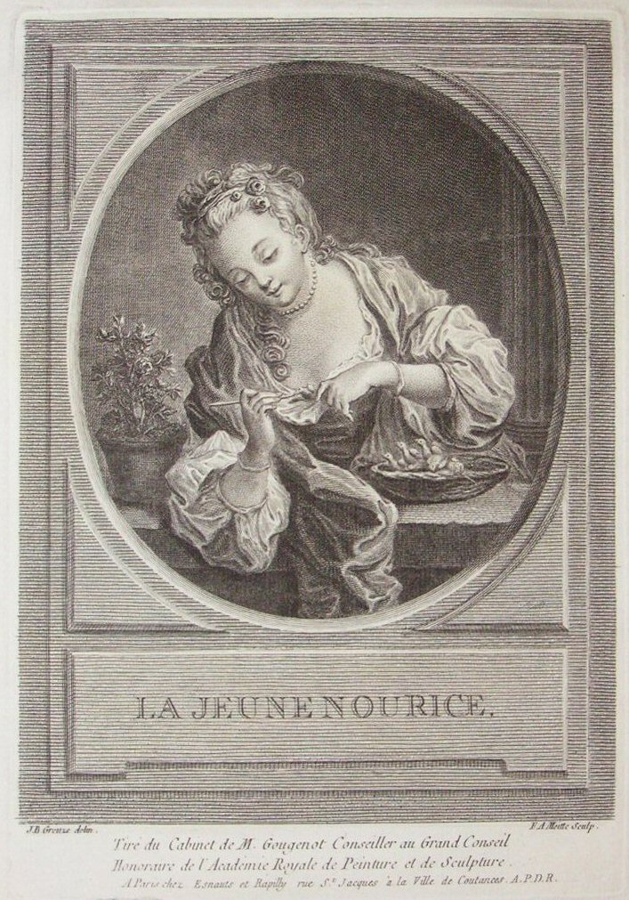 Print - La Jeune Nourice - Moitte