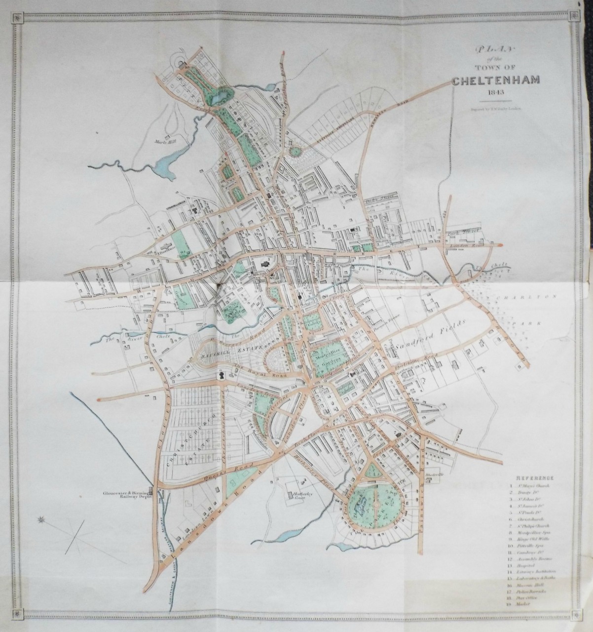 Map of Cheltenham - Cheltenham