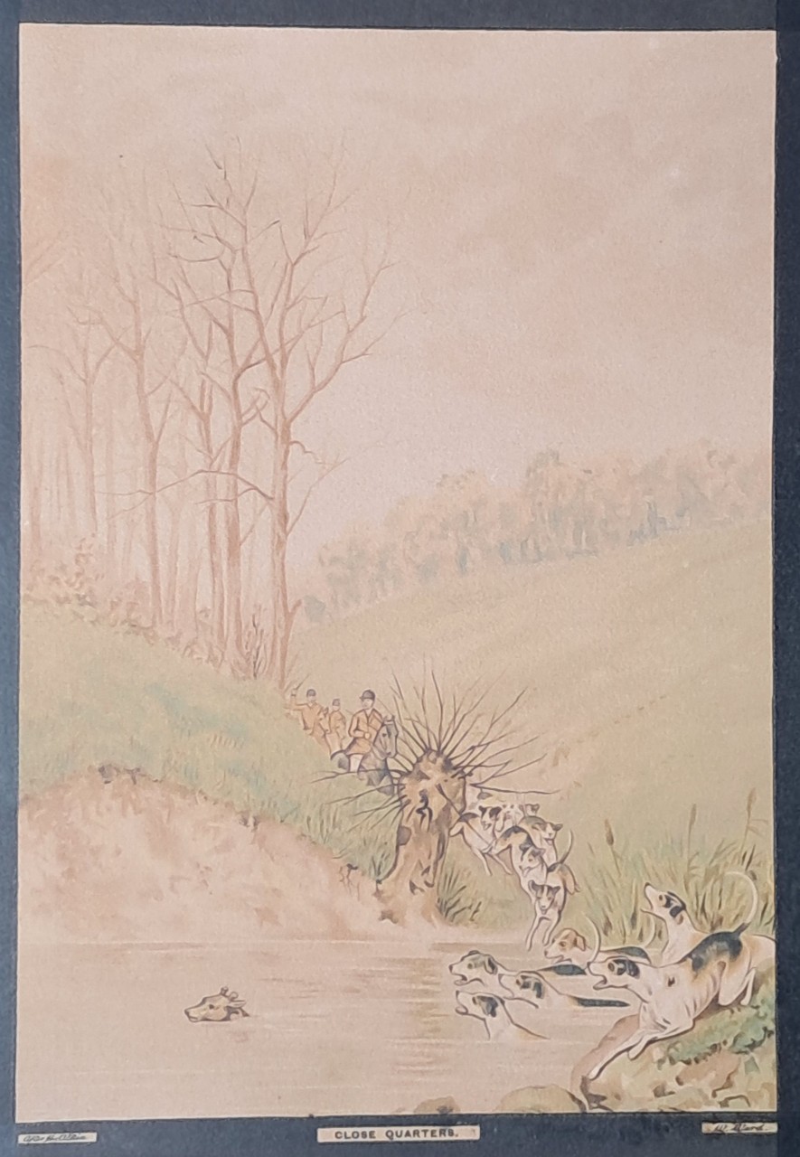Aquatint - Close Quarters. - Ward
