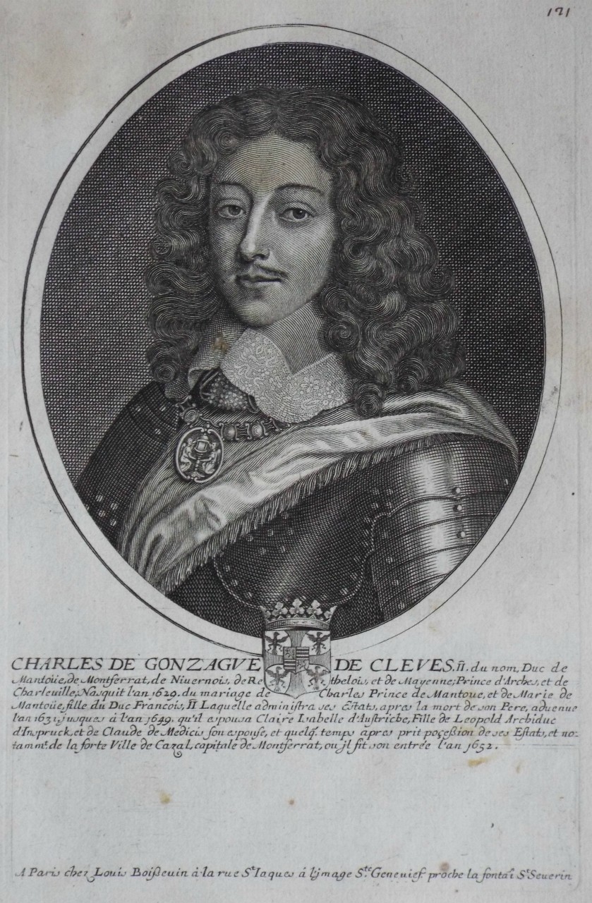 Print - Charles de Gonzague de Cleves