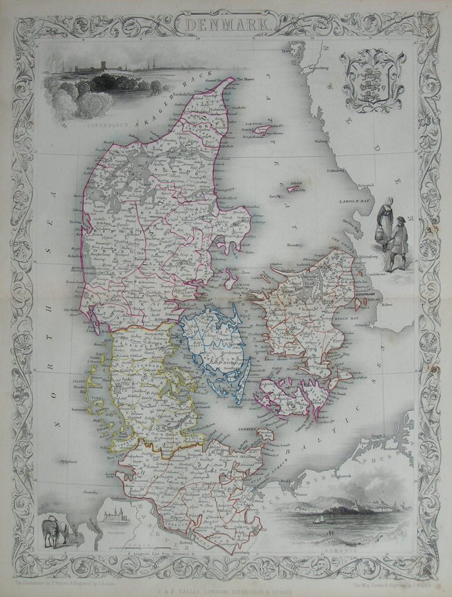 Map of Denmark