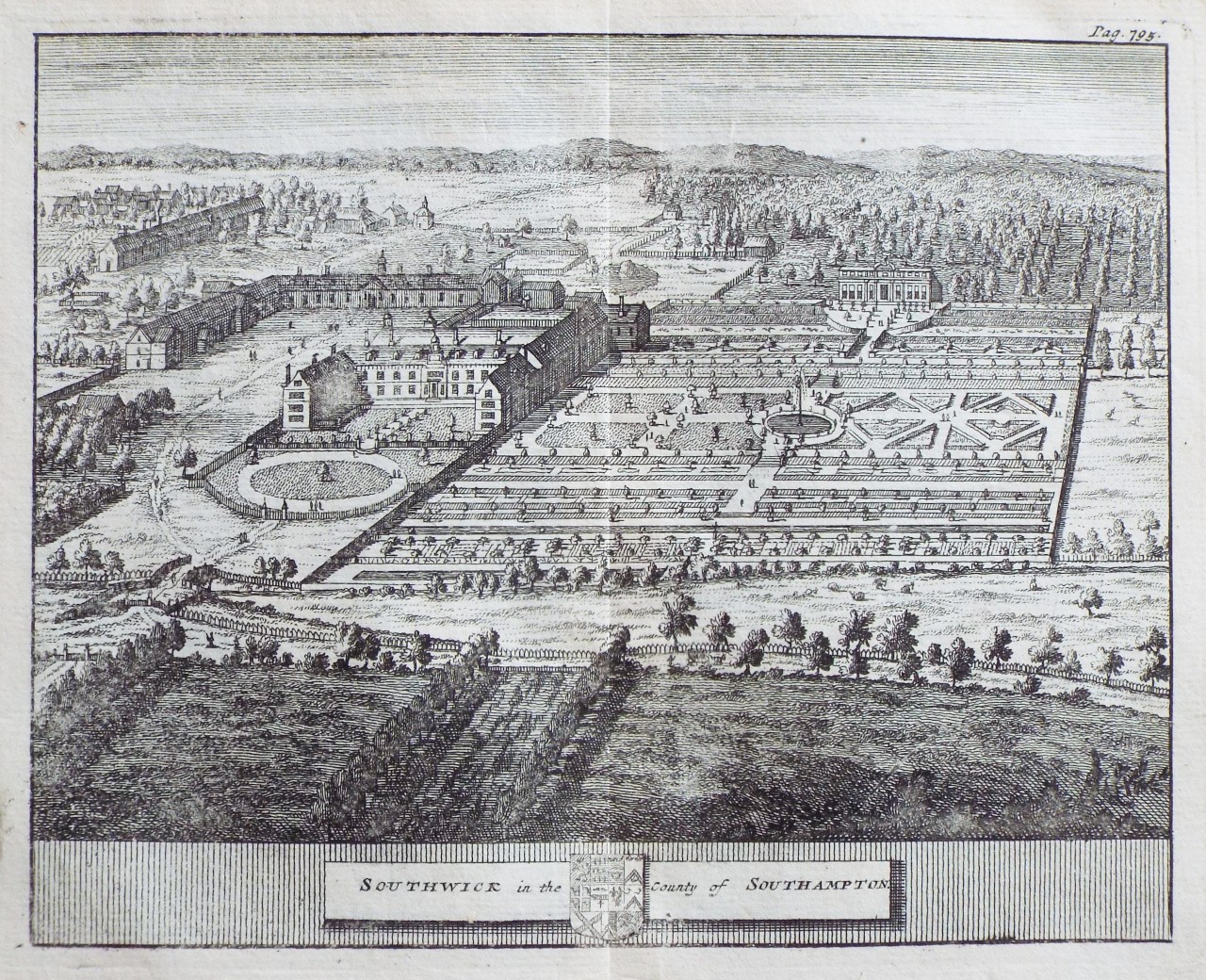 Print - Southwick in the County of Southampton.
