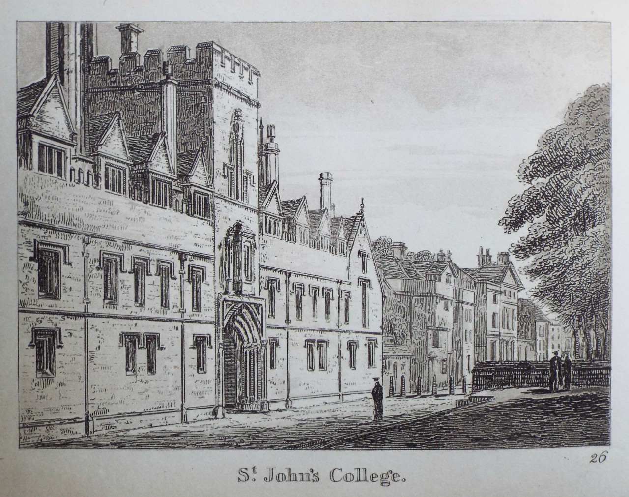 Aquatint - St. John's College.