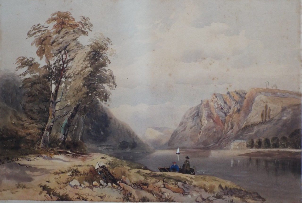 Watercolour - Rownham Ferry and St. Vincent's Rock