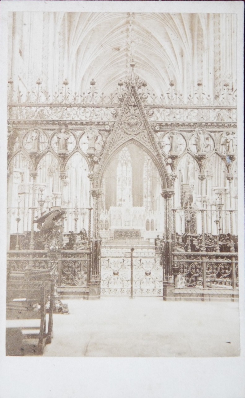 Photograph - Lichfield Cathedral. The Screen and Choir.