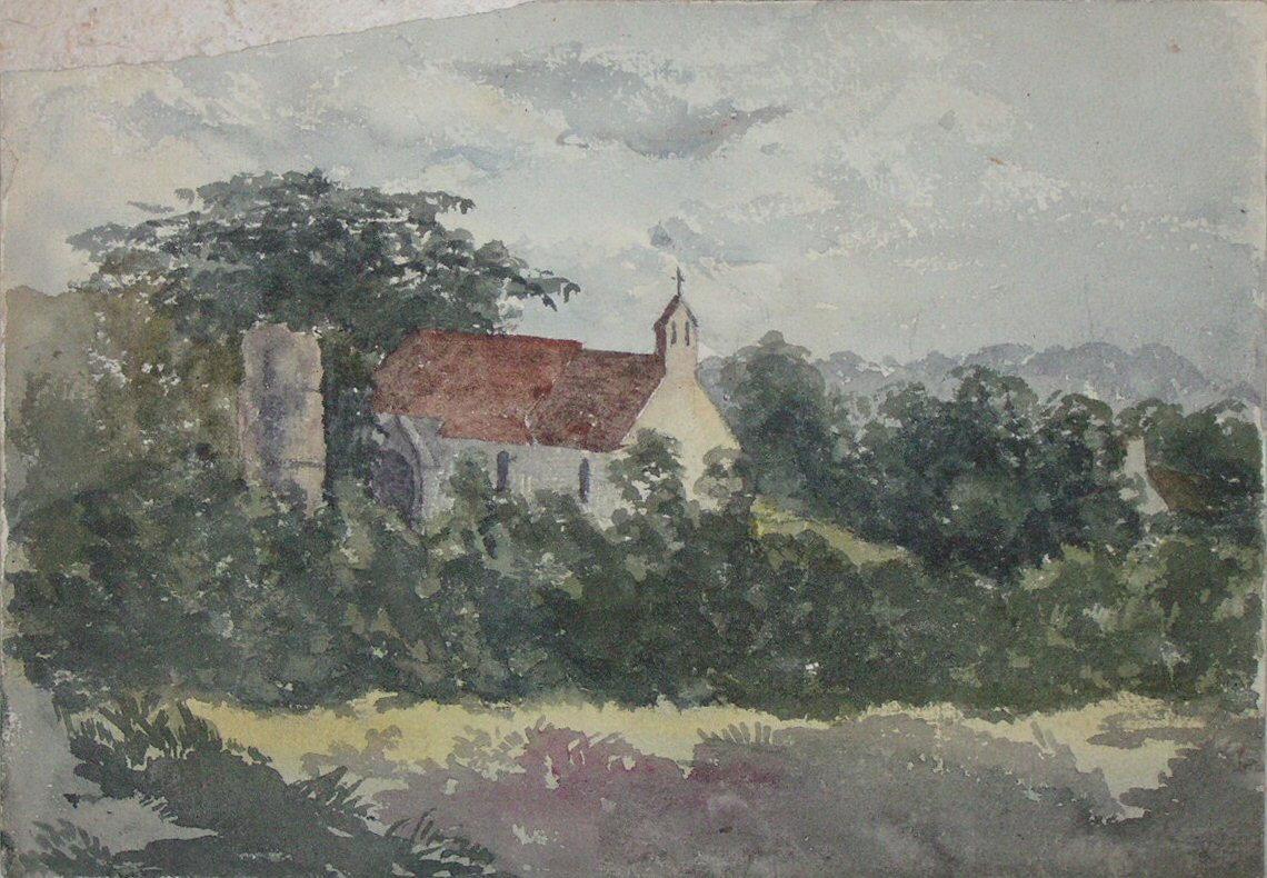 Watercolour - Allerique? near Caen