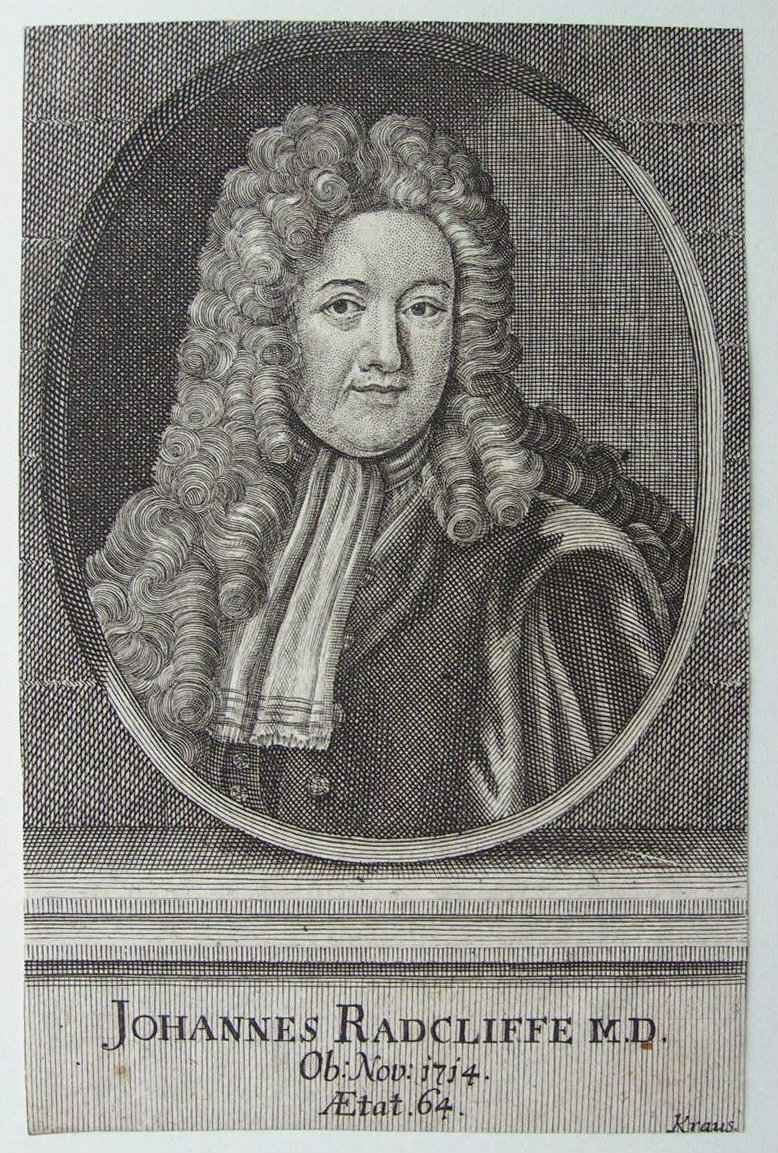 Print - Johannes Radcliffe Ob: Nov.1714. Aetat. 64. - Kraus