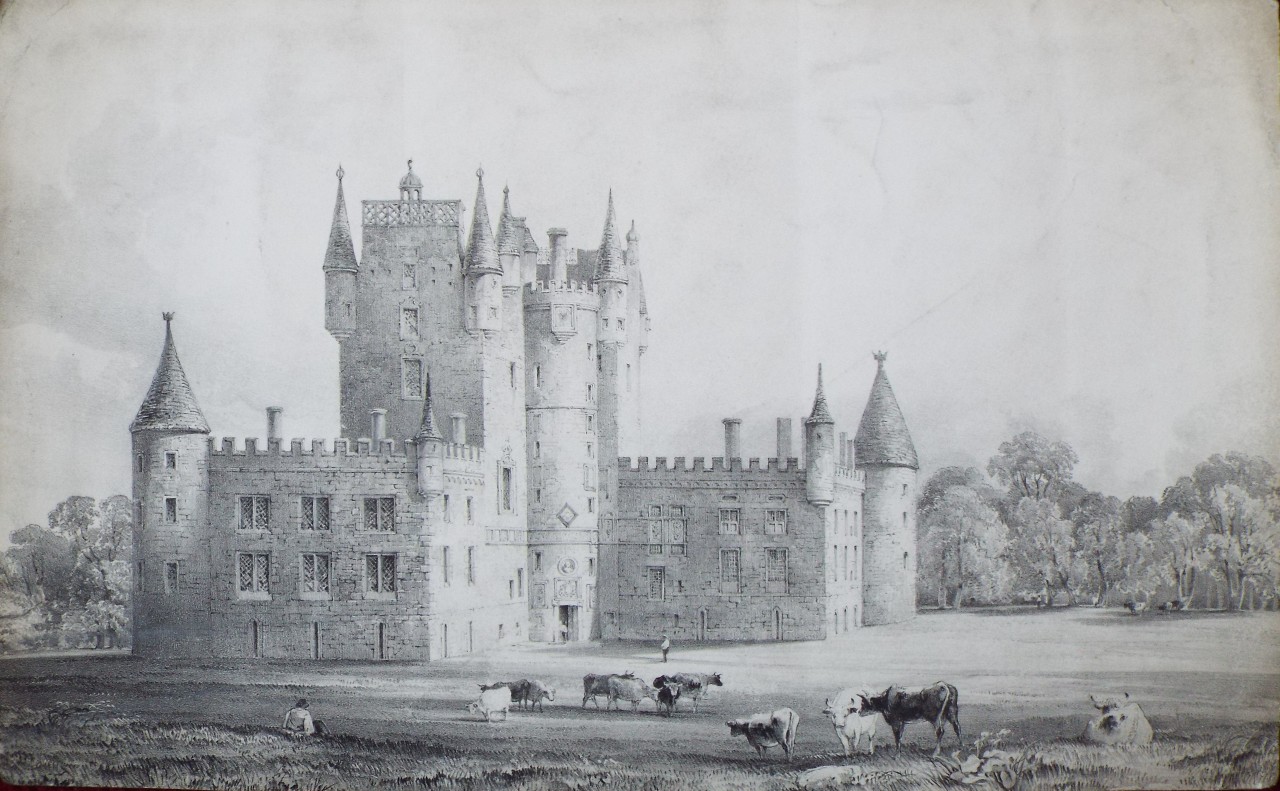 Lithograph - Glamis Castle