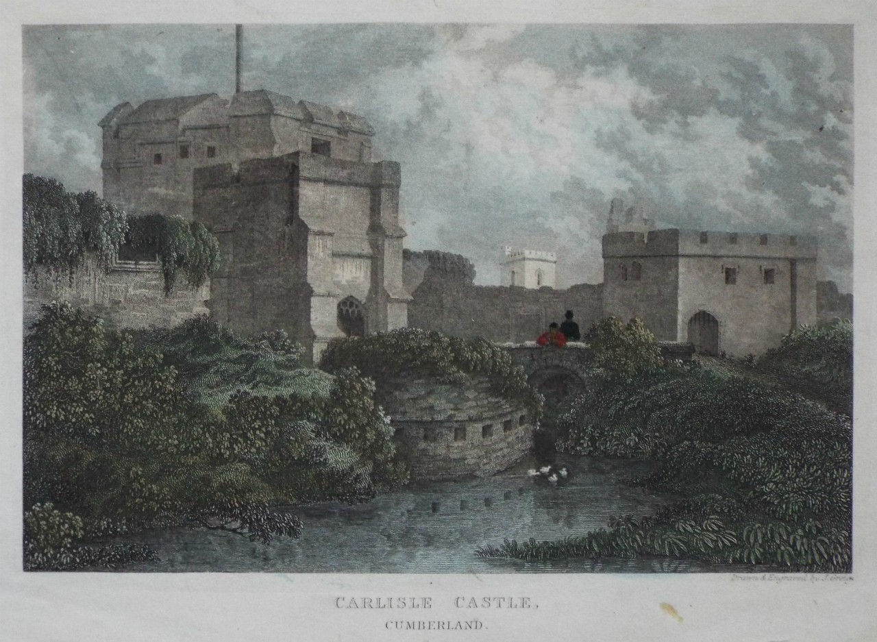 Print - Carlisle Castle, Cumberland. - Greig